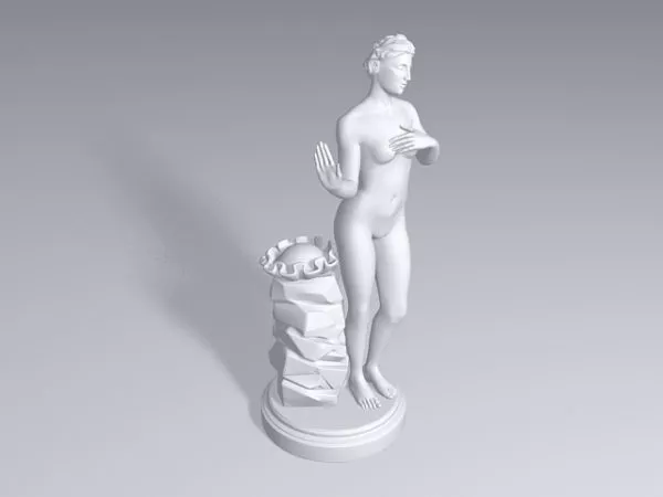 Man Anatomy Marble Stone 3d model