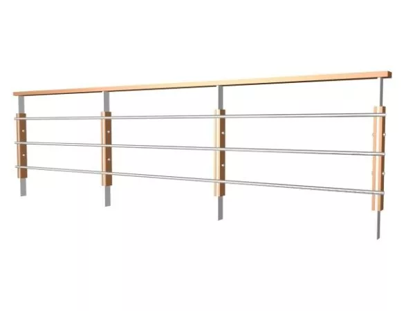 Outdoor Garden Handrails Steps 3d model Outdoor Garden Handrails Steps 3d model