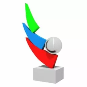 Outdoor Art Sculpture 3d model