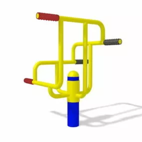 Outdoor Park Exercise Equipment 3d model
