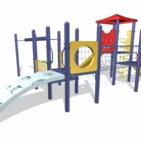 Children Outdoor Playset Equipment 3d model