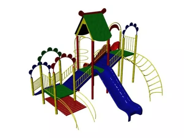 Outdoor Playground Slide Ladder 3d model Outdoor Playground Slide Ladder 3d model