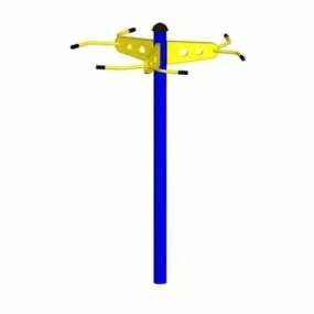 Outdoor Playground Pull Up Station 3d model