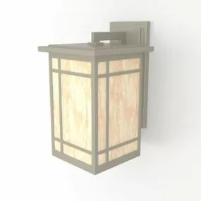 Outdoor Sconce Metal Frame Lighting 3d model