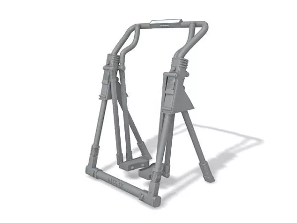 Gym Equipment Rack Like Tube Frame 3d model