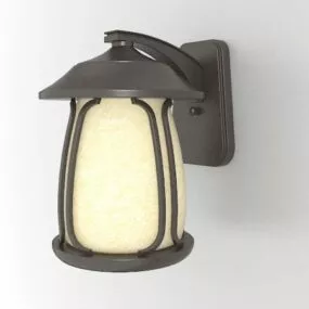 Outdoor Wall Mount Lantern 3d model