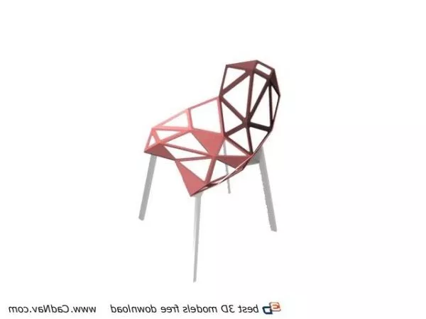 Furniture Outdoor Wire Chair 3d model Furniture Outdoor Wire Chair 3d model