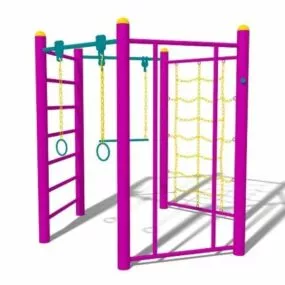 Outdoor Workout Fitness Equipment 3d model