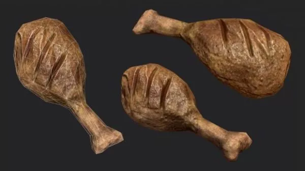 Realistic Chicken Female 3d model