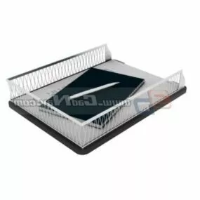 Plastic File Holder Office Equipment 3d model