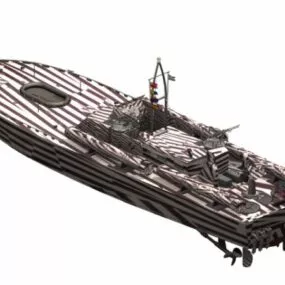 Watercraft Patrol Torpedo Boat 3d model