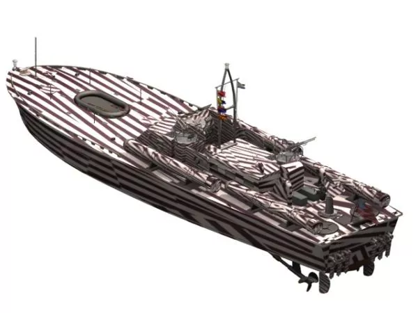 Broken Boat 3d model