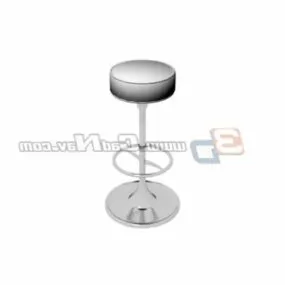 Pu Swivel Bar Stools Furniture 3d model