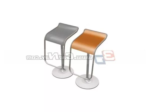 Pvc Bar Stool Furniture 3d model Pvc Bar Stool Furniture 3d model
