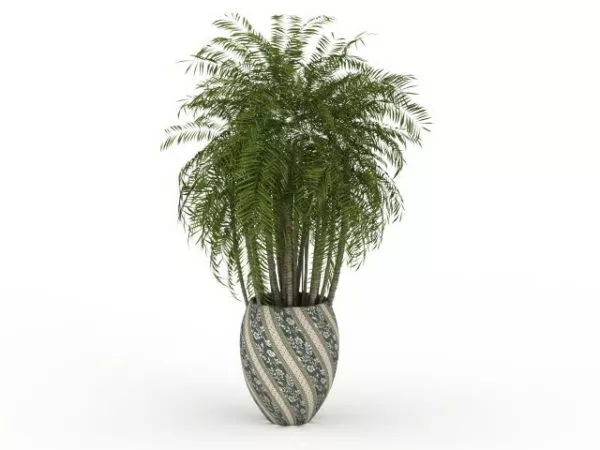Indoor Palm Tree Planter 3d model Indoor Palm Tree Planter 3d model
