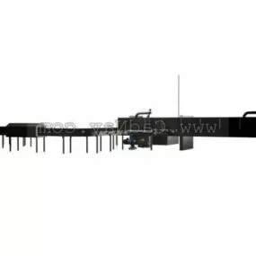 Industrial Panel Production Lines 3d model