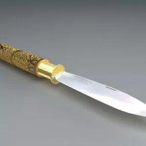 Hand Tool Paper Knife 3d model