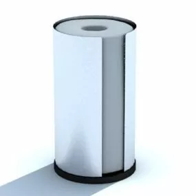 Metal Paper Holder Stand 3d model