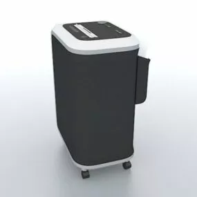 Office Paper Shredder Machine 3d model