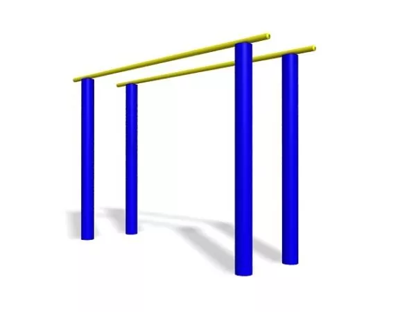 Outdoor Parallel Bars Playground Equipment 3d model Outdoor Parallel Bars Playground Equipment 3d model