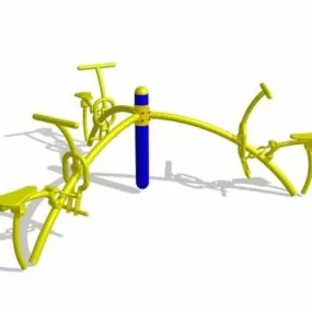 Outdoor Park Exercise Equipment 3d model
