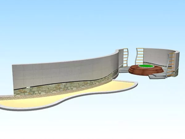 Beach Terrain Landscape 3d model