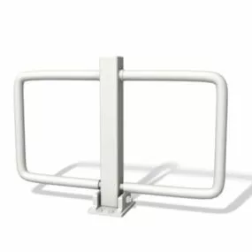 Road Parking Barrier 3d model