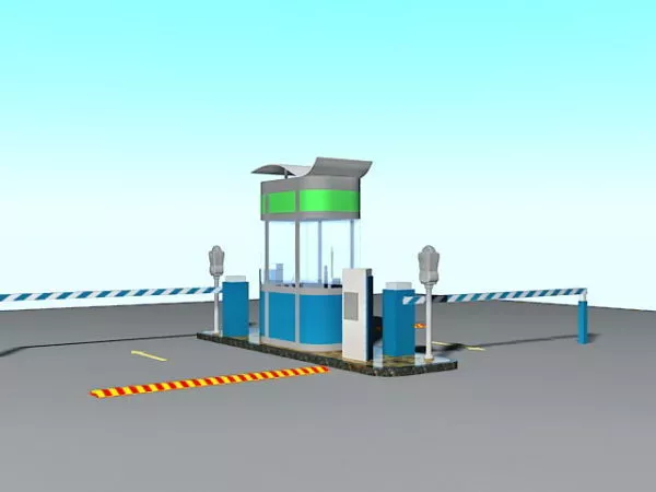 Building Parking Structure 3d model