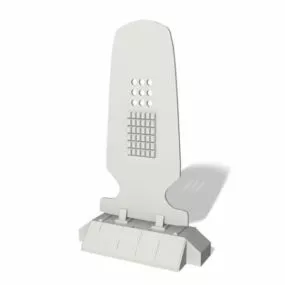 Road Parking Space Lock 3d model