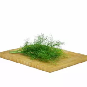 Parsley Kitchen Board 3d model