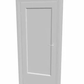 Particle Board Home Flush Door 3d model