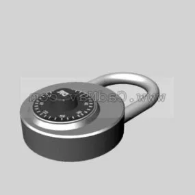 Home Password Padlock 3d model