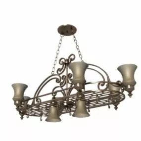 Antique Pastoralism Pendant Light 3d model