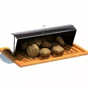 Kitchen Pastry Dish Plate 3d model