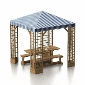 Outdoor Patio Canopy Gazebo 3d model