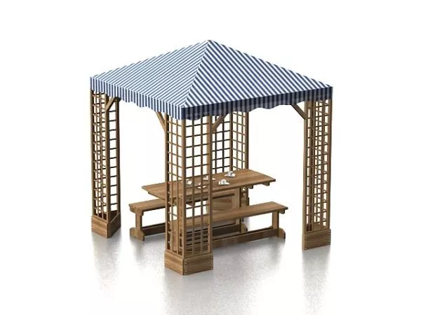 Canopy Tent Structure System 3d model