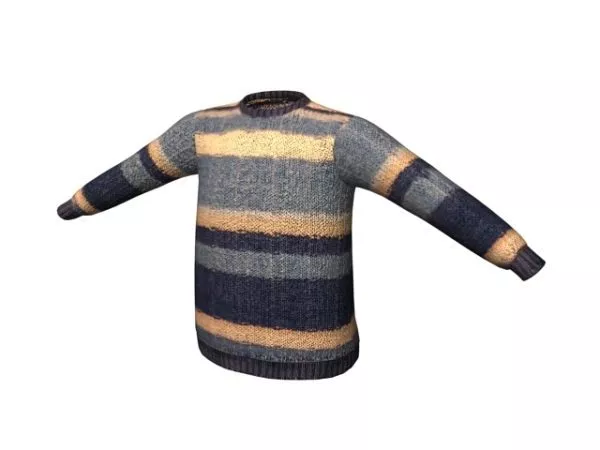 Pattern Sweater Men Fashion 3d model Pattern Sweater Men Fashion 3d model
