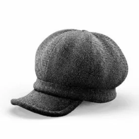 Fashion Peaked Beanie Hat 3d model