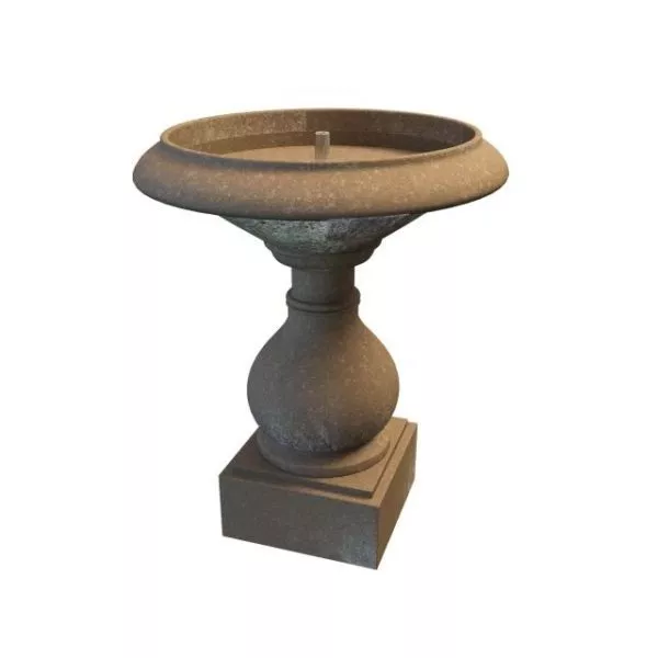 Marble Birdbath Fountain 3d model
