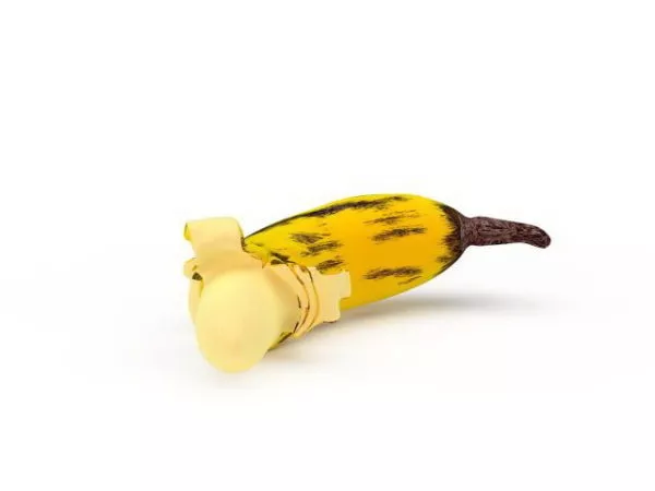 Peeled Banana Fruit 3d model Peeled Banana Fruit 3d model