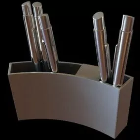 Office Pen Holder For Desk 3d model