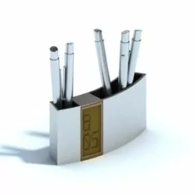 Office Pen Holder 3d model