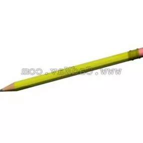 School Pencil 3d model