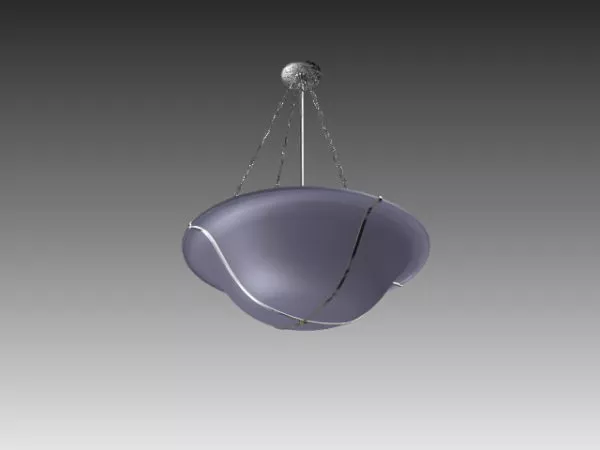 Antique Pendant Bowl Light Fixture 3d model Antique Pendant Bowl Light Fixture 3d model