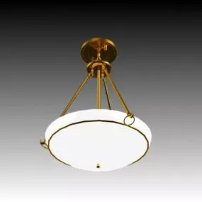 Vintage Home Pendant Bowl Lighting 3d model