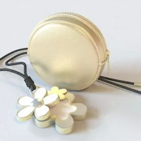 Perfume Necklace Jewelry 3d model