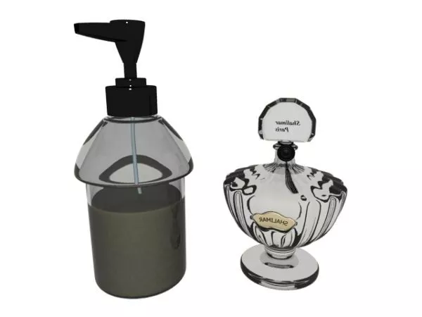 Bathroom Perfume Bottles 3d model Bathroom Perfume Bottles 3d model