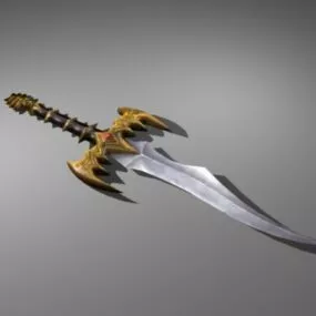 Persian Dagger Weapon 3d model