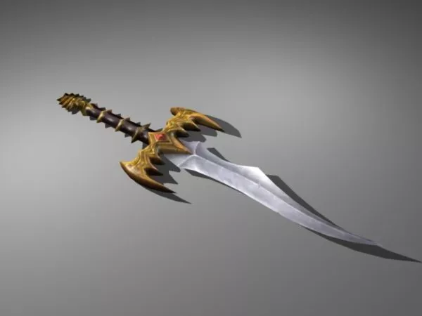 Persian Dagger Weapon 3d model Persian Dagger Weapon 3d model