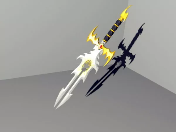 Gaming Phoenix Sword 3d model Gaming Phoenix Sword 3d model